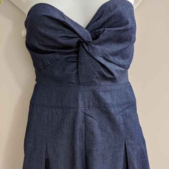 Strapless Wide Leg Jumpsuit - Picture 2 of 6